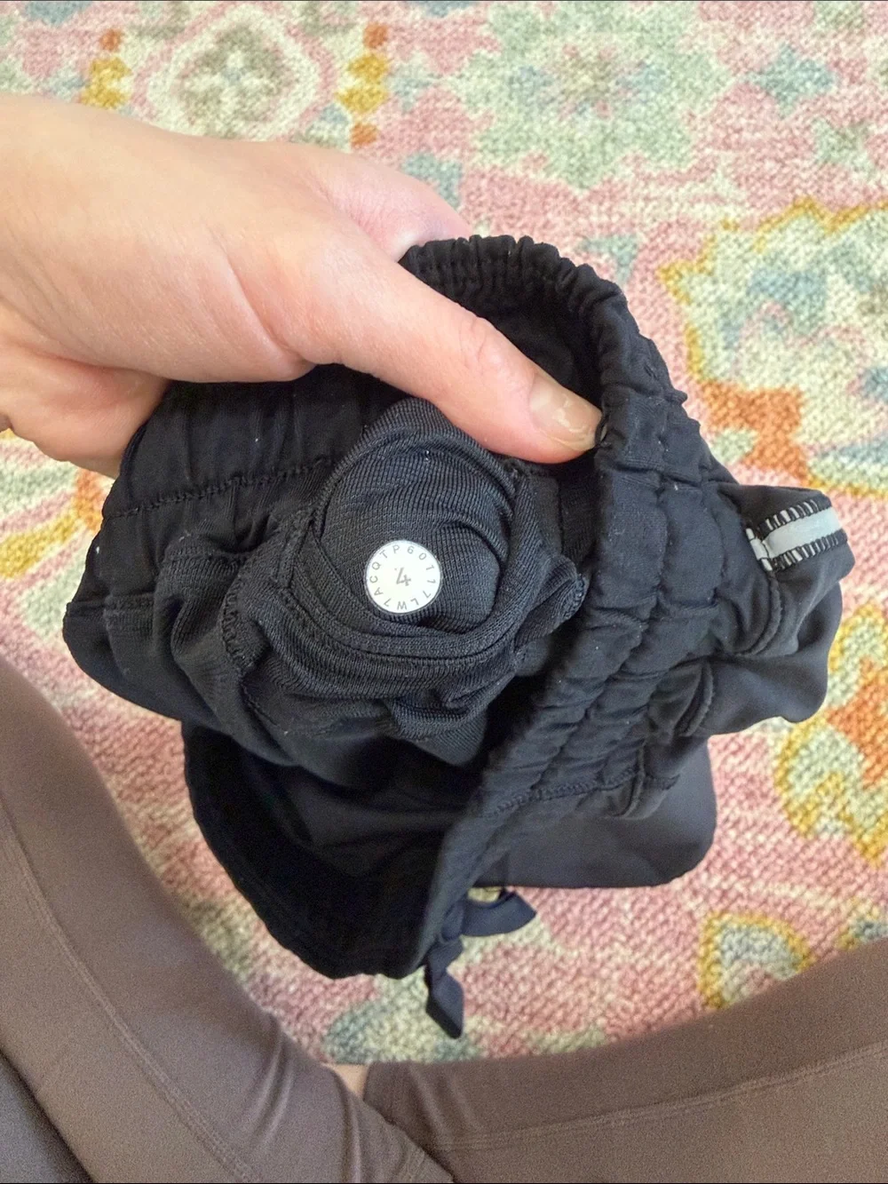 lululemon athletica Black Women's Athletic Drawcord Shorts
